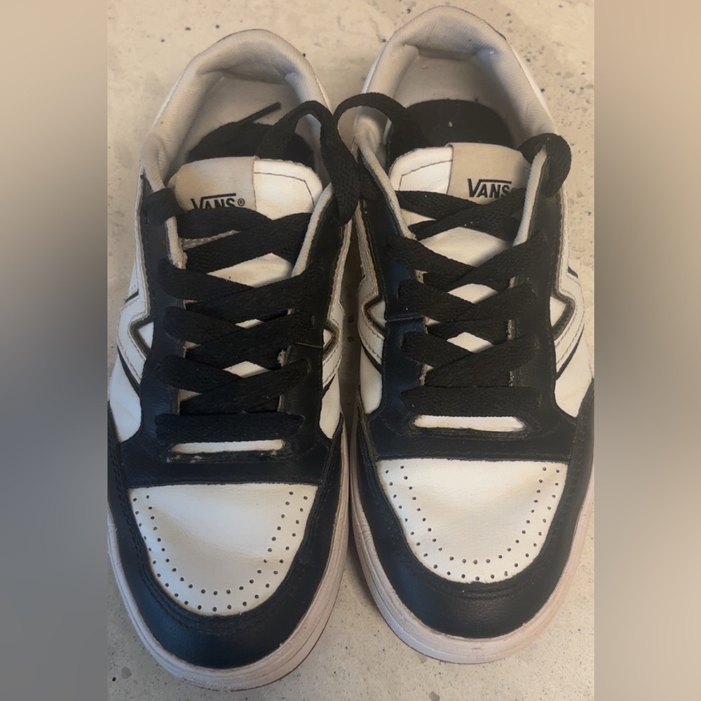 Vans Classic Black and White Footwear